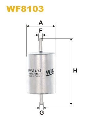 WIX FILTERS kuro filtras WF8103